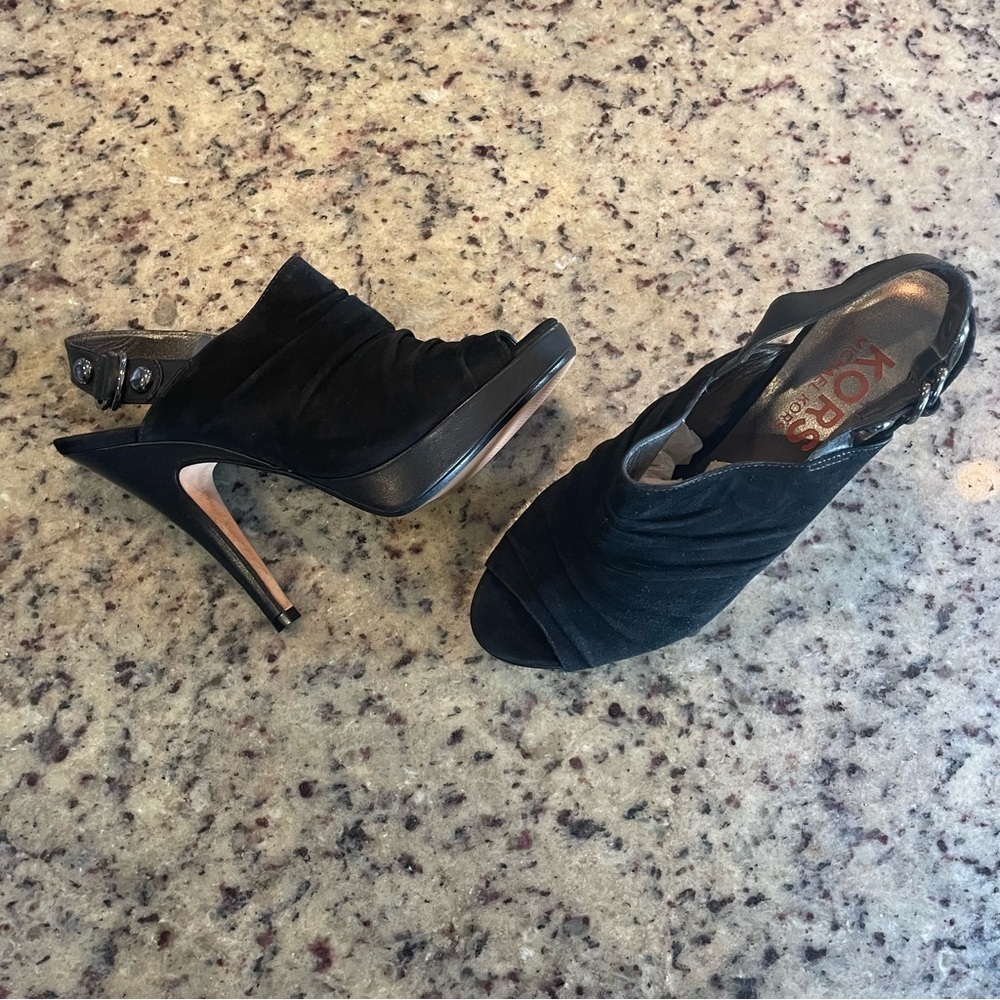 Michael Kors Black suede Women's Heels